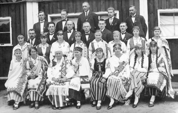 Praulienas koris 6.dziesmu svētkos Rīgā 1926.gada 20.jūnijā