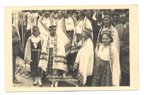 Jēkabpils dzied VII dziesmusvētkos