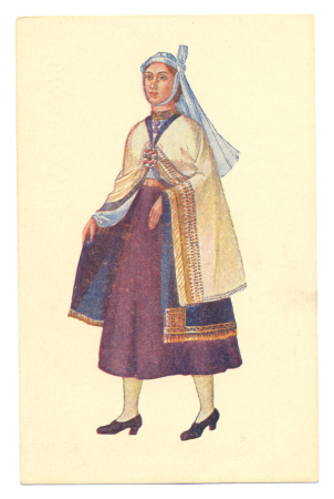 Apģērbu paraugs. Tāmnieki (Kuldīgas apvidus)