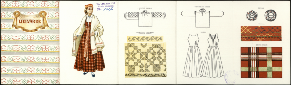 Lielvārdes novada sieviešu tautas tērps