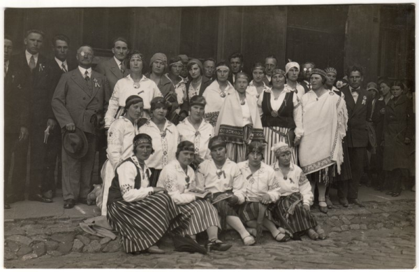 VII Vispārējo latviešu dziesmu svētku dalībnieki