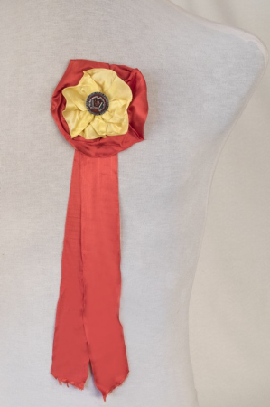 Leonīda Vīgnera virsdiriģenta ROZETE un svētku nozīmīte, 1973