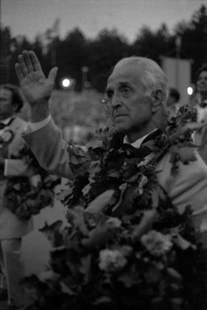 Dziesmu svētku virsdiriģents Haralds Mednis