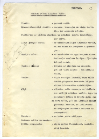 Dziesmu svētku rīcības plāns