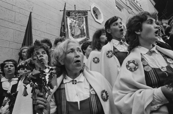 XIX Vispārējie latviešu dziesmu un deju svētki. Svētku dalībnieki Mežaparkā