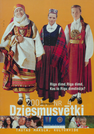 Dziesmusvētki :tautas māksla, kultūrvide