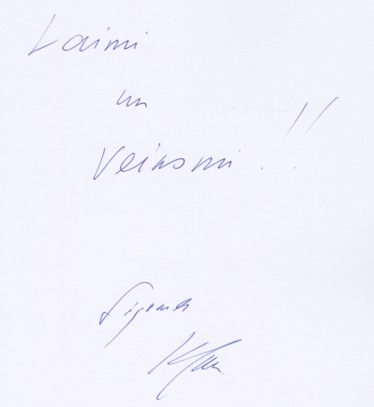 Sigvarda Kļavas vēlējums Dziesmu un deju svētkiem