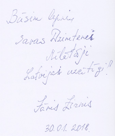 Jāņa Zirņa vēlējums Dziesmu un deju svētkiem