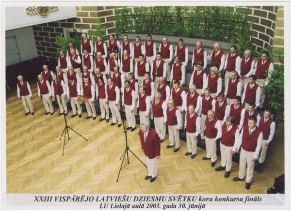 XXIII Vispārējo latviešu dziesmu svētku koru konkursa fināls LU Lielajā aulā