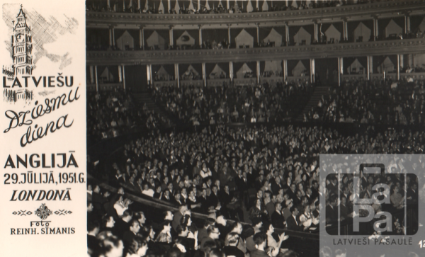 Latviešu dziesmu diena Anglijā 1951. gadā