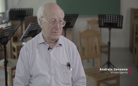 Andrejs Jansons - Pirmā pieredze kā Dziesmu un Deju svētku virdiriģentam