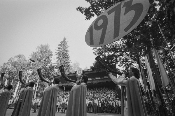 Dziesmu svētku simtgade : XVI Dziesmu svētku ieskaņa Dikļos. Dalībnieki