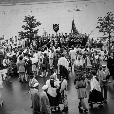 XV Vispārējie latviešu dziesmu un deju svētki. Gājiena dalībnieki