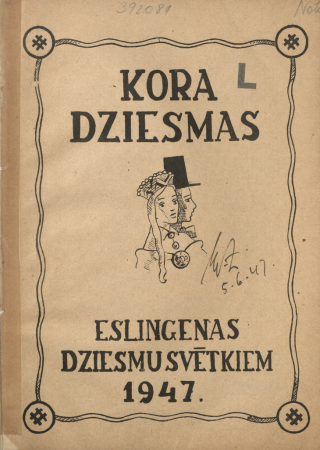 Kora dziesmas : Eslingenas dziesmu svētkiem