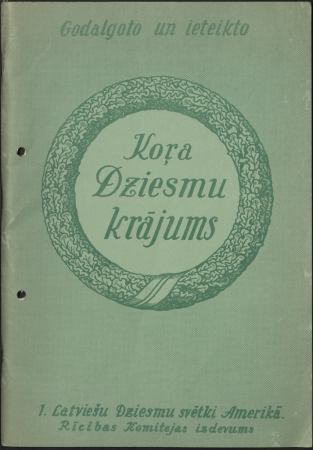 Godalgoto un ieteikto kora dziesmu krājums