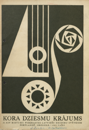 Kora dziesmu krājums : II ASV rietumu piekrastes latviešu dziesmu svētkiem Portlandē, Oregonā 1965. gadā /