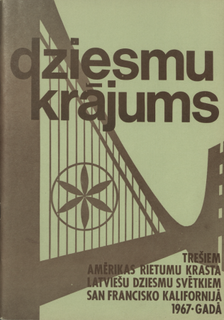 Dziesmu krājums : Trešiem Amērikas Rietumu krasta latviešu dziesmu svētkiem