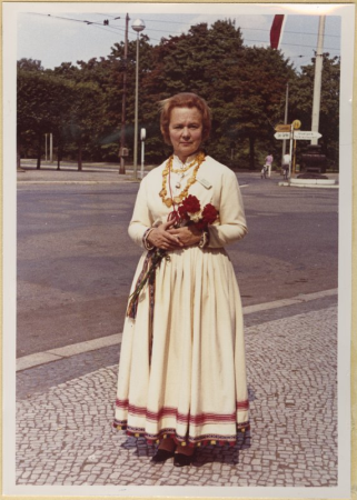 II Eiropas latviešu Dziesmu svētki. Dalībniece