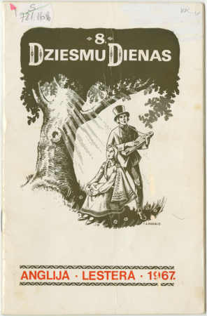 Astotās Anglijas latviešu dziesmu dienas : Lesterā, de Montforta aulā, 1967. gada 9., 10., 11. jūnijā