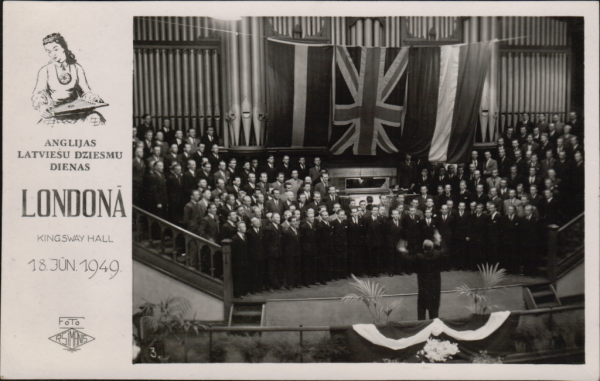 I Anglijas latviešu dziesmu dienas Londonā