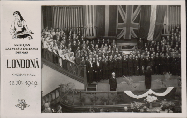 I Anglijas latviešu dziesmu dienas Londonā