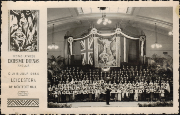 V Anglijas latviešu dziesmu dienas Lesterā