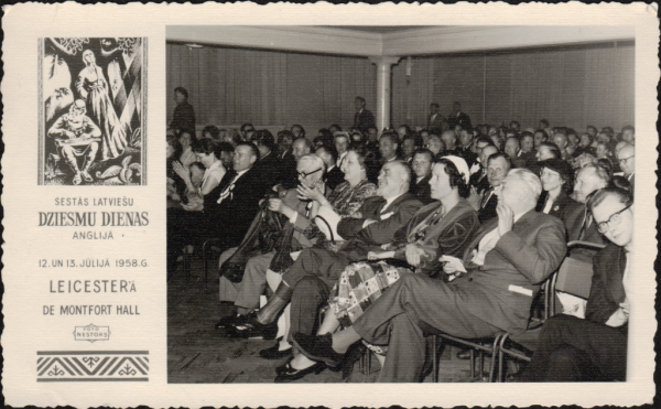 V Anglijas latviešu dziesmu dienas Lesterā
