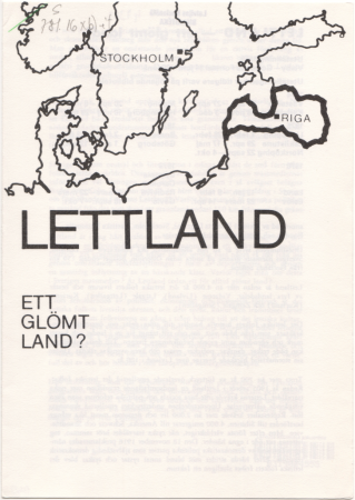 Lettland : ett glöm land?