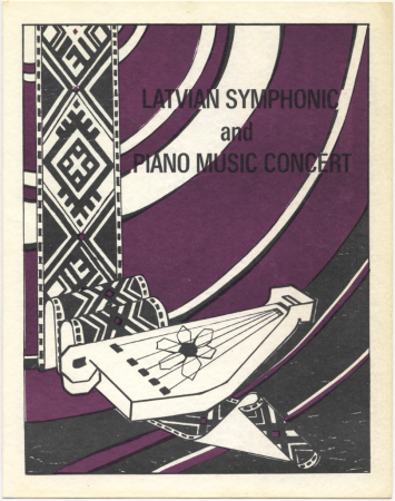 5. Rietumu krasta latviešu dziesmu svētki Kanādā, Vankūverā, 1972. gadā - Latviešu simfoniskās un klaviermūzikas koncerts : [programma]