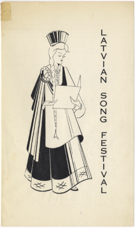 Latvian Song Festival : Grand Concert at Meany Hall on University of Washington's Campus, 1962 : [programma]