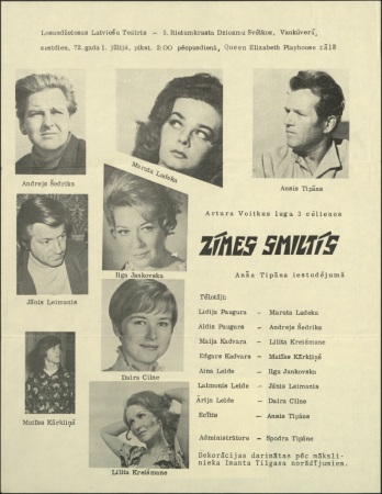 5. Rietumu krasta latviešu dziesmu svētku izrāde "Zīmes smiltīs" : [programma]
