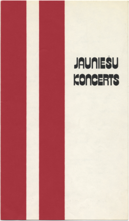 5. Rietumu krasta latviešu dziesmu svētki Vankūverā, Kanādā, 1972. gadā : Jauniešu koncerta programma : [programma]