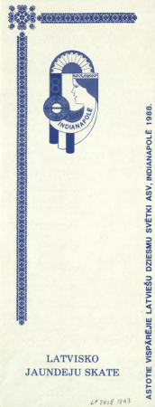 8. Vispārējie latviešu Dziesmu svētki Amerikā, Indianapolē, 1988. gadā : Latvisko jaundeju skate