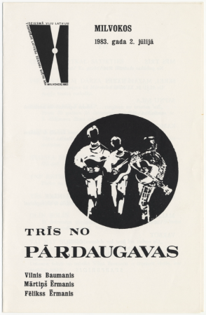 7. Vispārējie latviešu Dziesmu svētki Amerikā, Milvoki, 1983. gadā : Trīs no Pārdaugavas