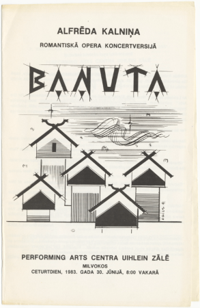 7. Vispārējie latviešu Dziesmu svētki Amerikā, Milvoki, 1983. gadā : Baņuta