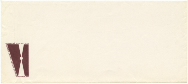 7. Vispārējie latviešu Dziesmu svētki Amerikā, Milvoki, 1983. gadā : Aploksne