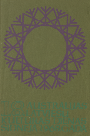 18. Austrālijas latviešu kultūras dienas Sidnejā 1968. gadā : [programma]