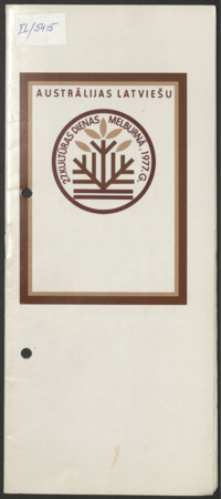 Lietiskās mākslas izstāde = Latvian arts & crafts exhibition : [Austrālijas latviešu 27. kultūras dienas Melburnā, 1977. g.]