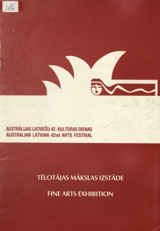 Austrālijas latviešu 42. kultūras dienu tēlotājas mākslas izstādes katalogs, 1992.g. no 27. līdz 31.dec.