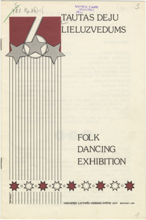 Tautas deju lieluzvedums = Folk Dance Exhibition