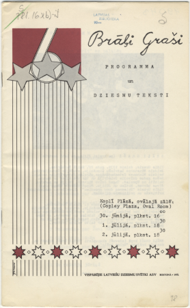 Brāļi Graši : programma un dziesmu teksti