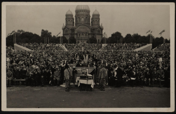 Virsdiriģents Teodors Reiters IX latviešu Dziesmu svētkos