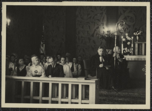 Franku novada latviešu 4. dziesmu dienu dievkalpojums