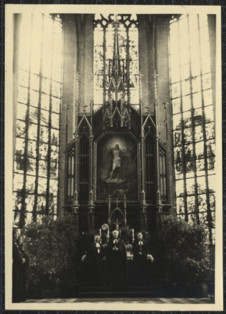 Franku novada latviešu 4. dziesmu dienu dievkalpojums