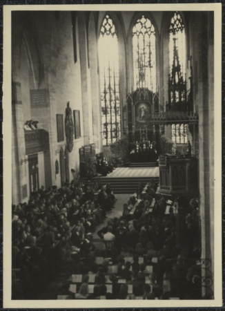 Franku novada latviešu 4. dziesmu dienu dievkalpojums