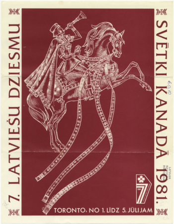 7. Latviešu dziesmu svētki Kanādā 1981. Toronto, no 1. līdz 5. jūlijam