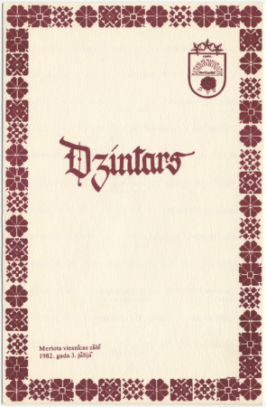 Devītie Rietumu krasta latviešu dziesmu svētki : Dzintars : programma