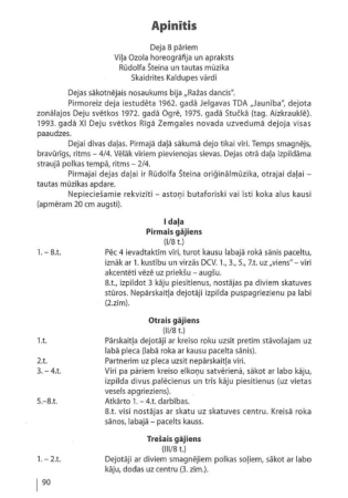 Apinītis : dejas apraksts