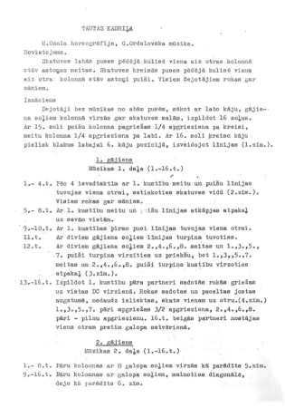 Tautas kadriļa : dejas apraksts