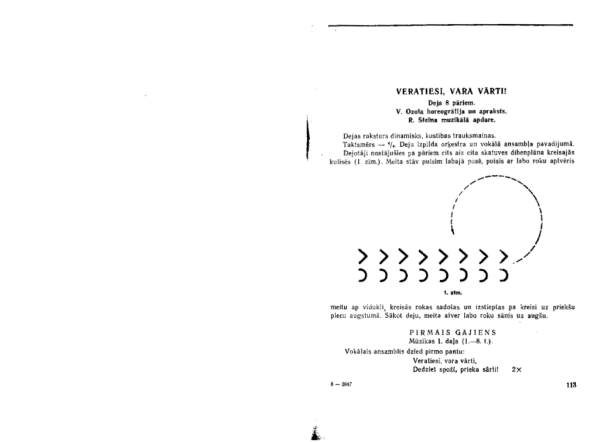 Veratiesi, vara vārti! : dejas apraksts